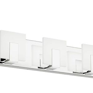 Modern chrome led vanity light